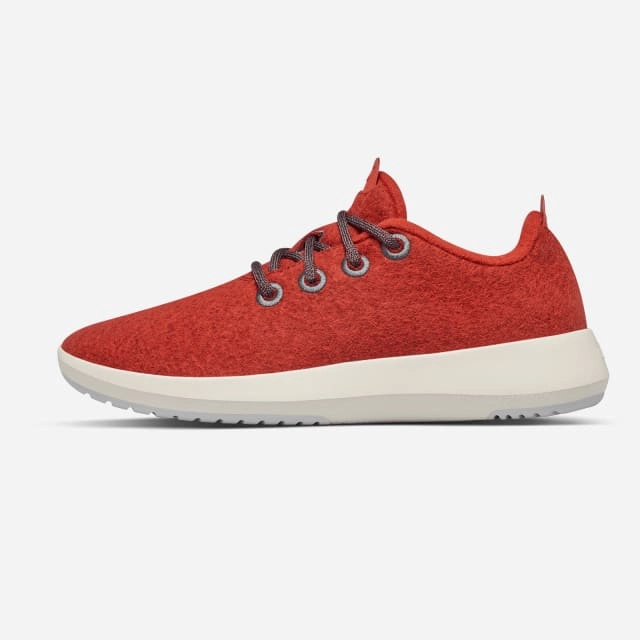 Allbirds Wool Runners Mizzles - CLASSICS: Lychee (Cream Sole) sleek everyday shoe design