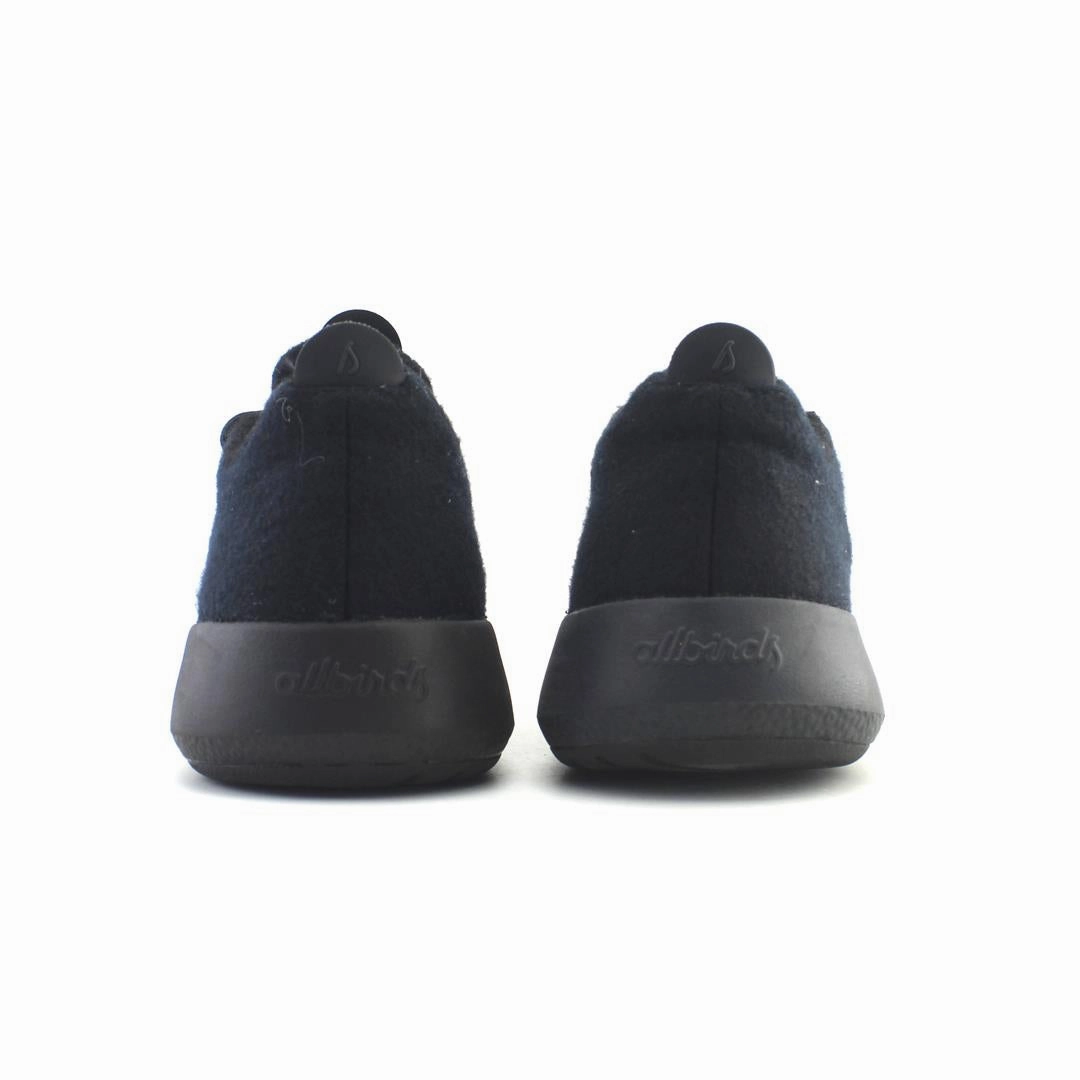Allbirds Wool Runners Mizzles - LIMITED EDITION: BLACK (Black Sole) EX sleek everyday shoe design