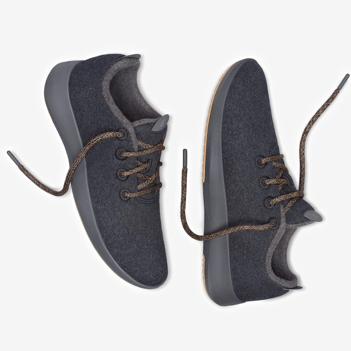 Allbirds Wool Runners Mizzles - LIMITED EDITION: Black Sands (Asphalt Sole) sleek everyday shoe design