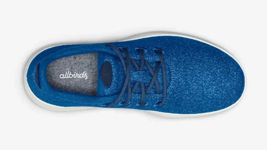 Allbirds Wool Runners Mizzles - LIMITED EDITION: Blue (Cream Sole) sleek everyday shoe design