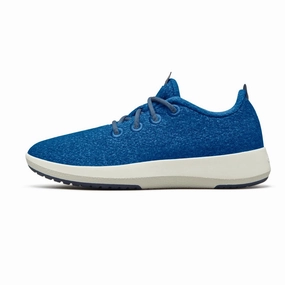 Allbirds Wool Runners Mizzles - LIMITED EDITION: Blue (Cream Sole) Allbirds casual shoe styles
