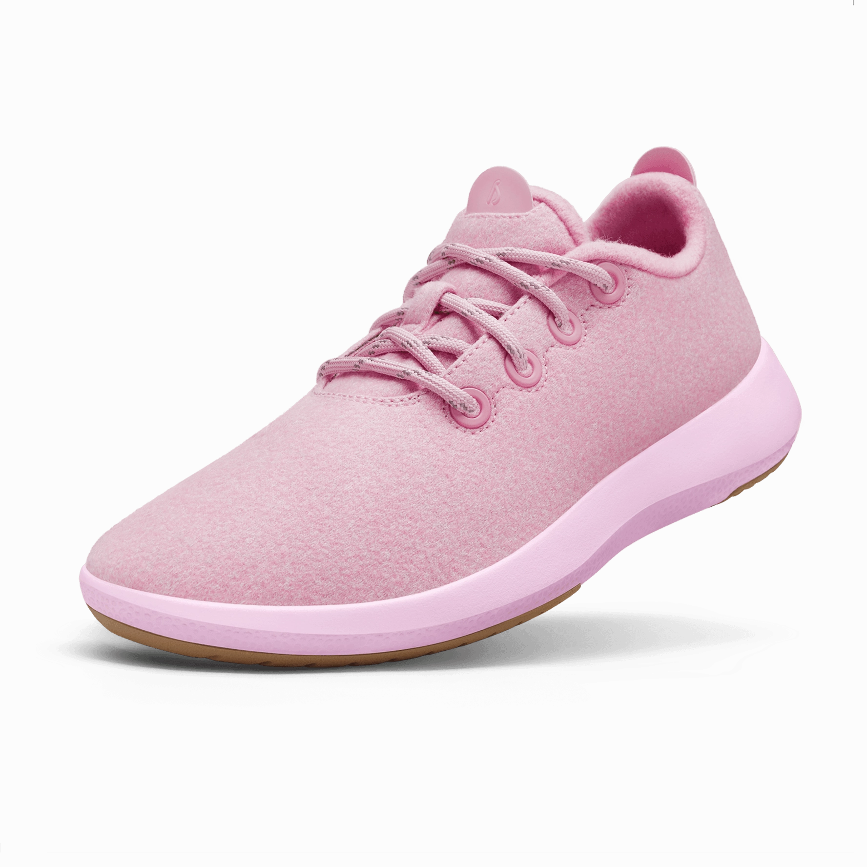 Allbirds Wool Runners Mizzles - LIMITED EDITION: Buoyant Pink (Rugged Khaki Sole) casual comfortable footwear