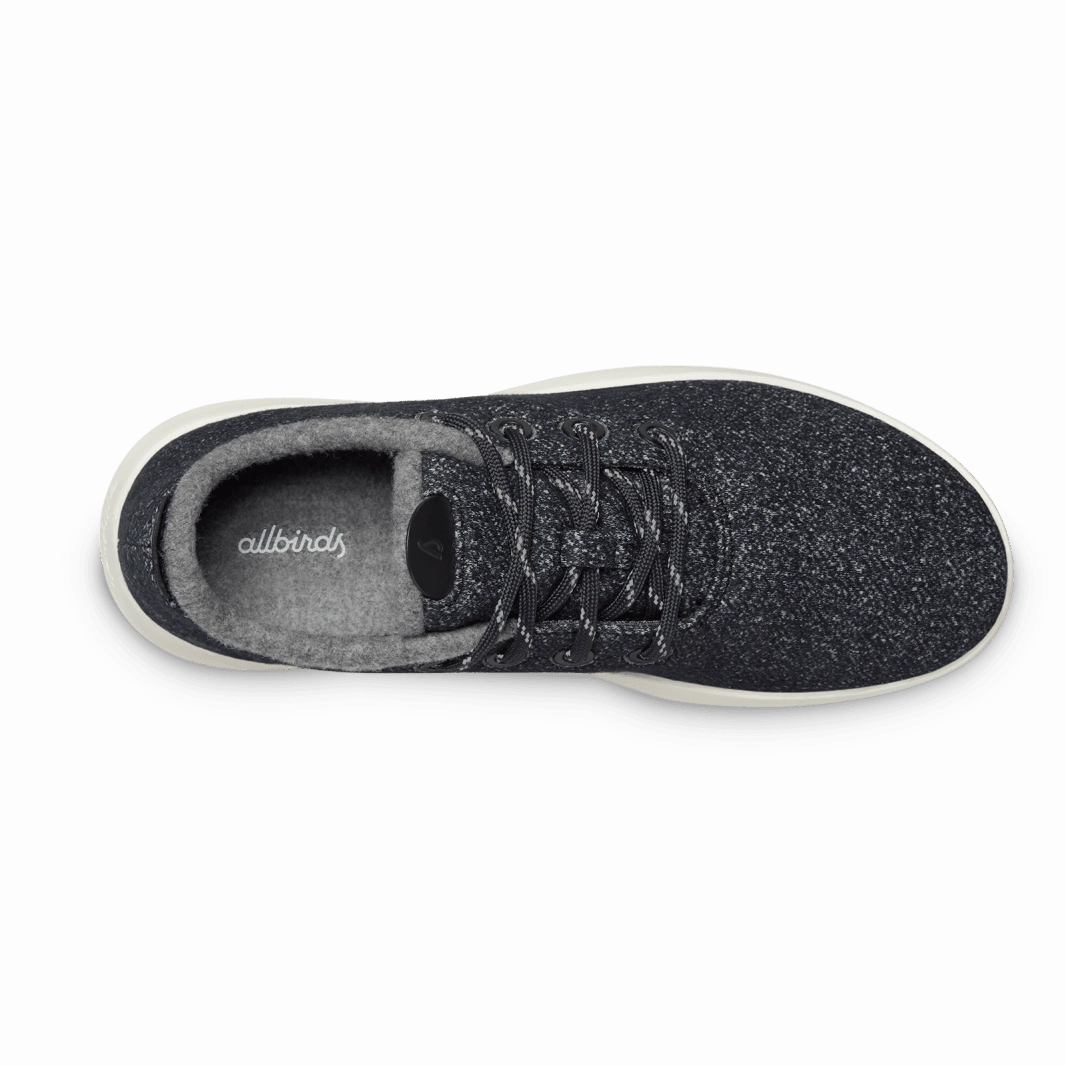 Allbirds Wool Runners Mizzles - LIMITED EDITION: Dark Grey (Natural White Sole) sleek everyday shoe design