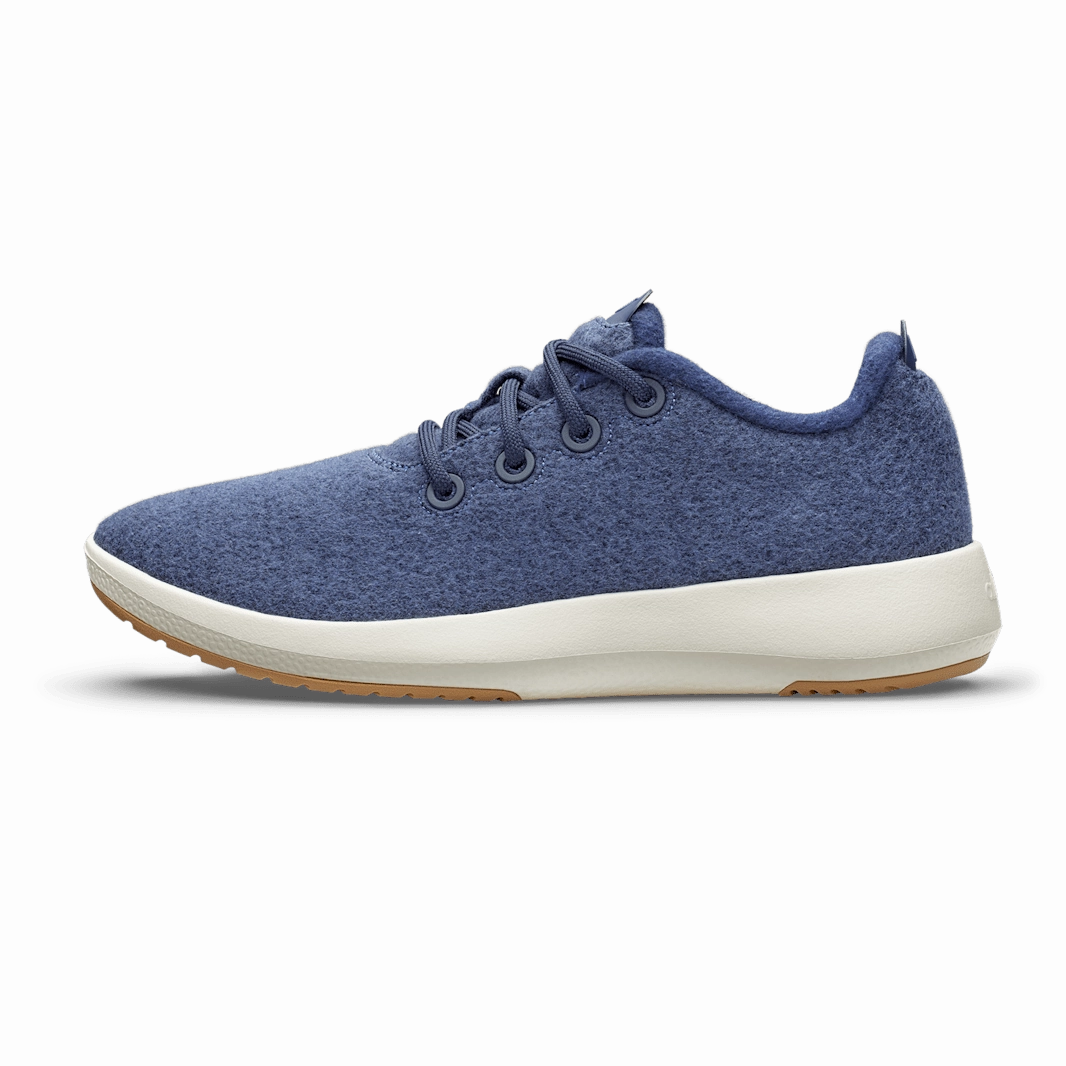 Allbirds Wool Runners Mizzles - LIMITED EDITION: Hazy Indigo (Natural White Sole) casual comfortable footwear