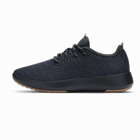 Allbirds Wool Runners Mizzles - LIMITED EDITION: Natural Black (Rugged Khaki Sole) EX Allbirds casual shoe styles