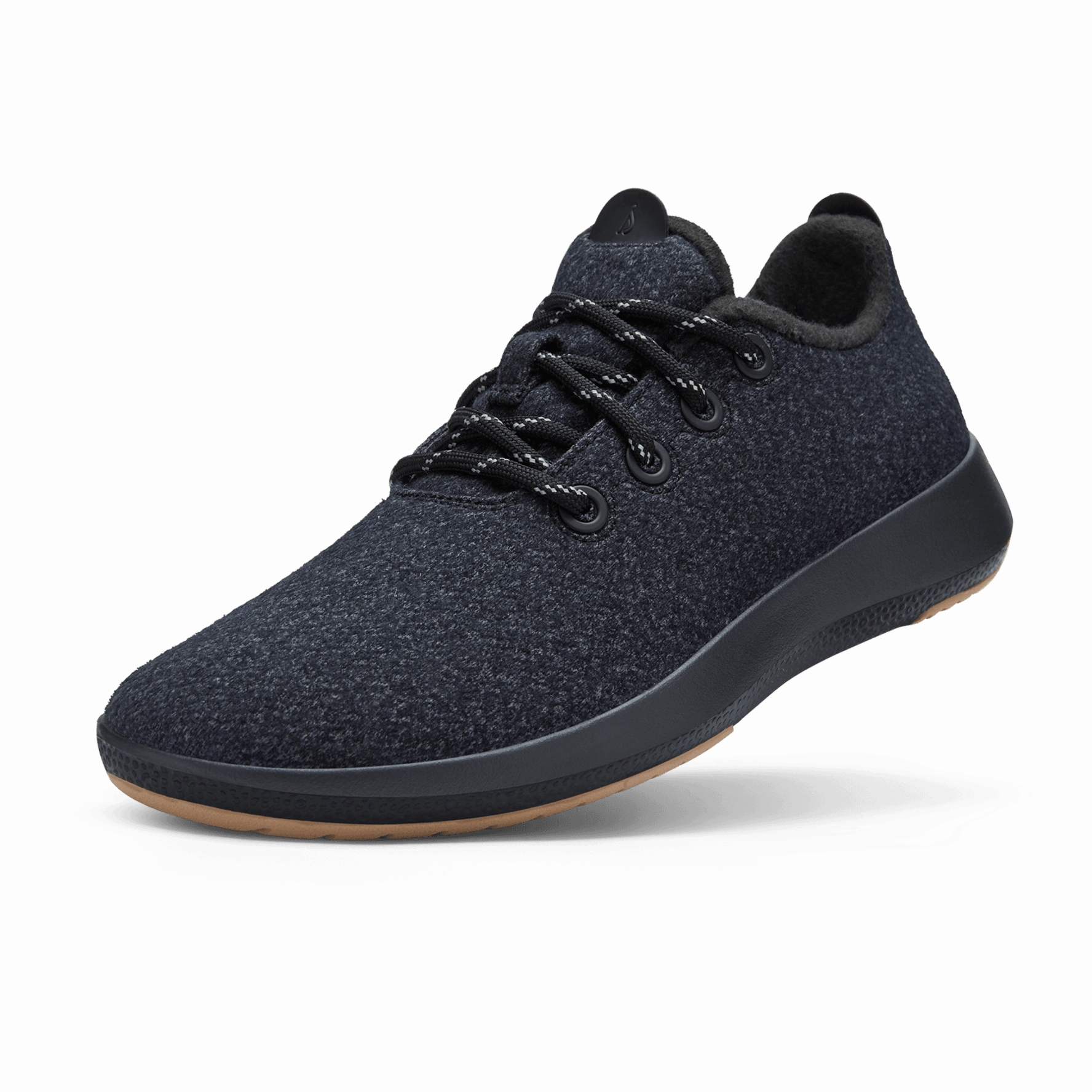 Allbirds Wool Runners Mizzles - LIMITED EDITION: Natural Black (Rugged Khaki Sole) EX sleek everyday shoe design
