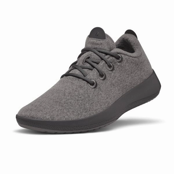 Allbirds Wool Runners Mizzles - LIMITED EDITION: Peppercorn (Dark Grey Sole) sleek everyday shoe design