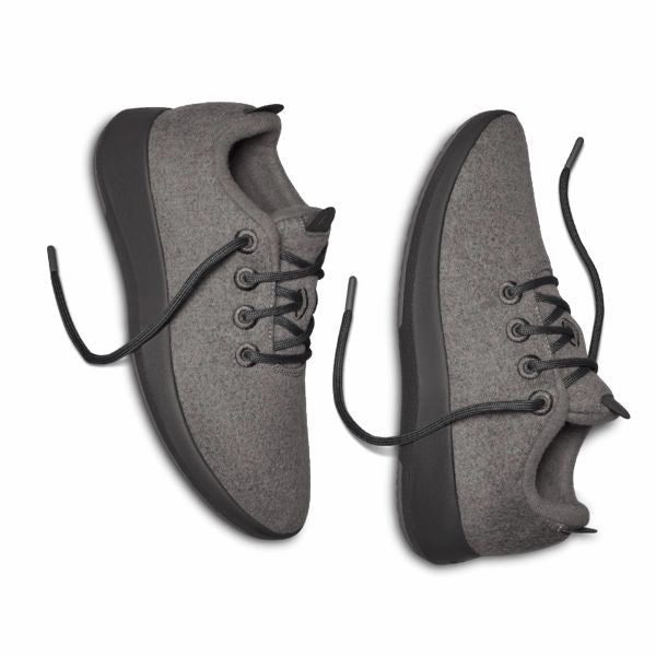 Allbirds Wool Runners Mizzles - LIMITED EDITION: Peppercorn (Dark Grey Sole) sleek everyday shoe design