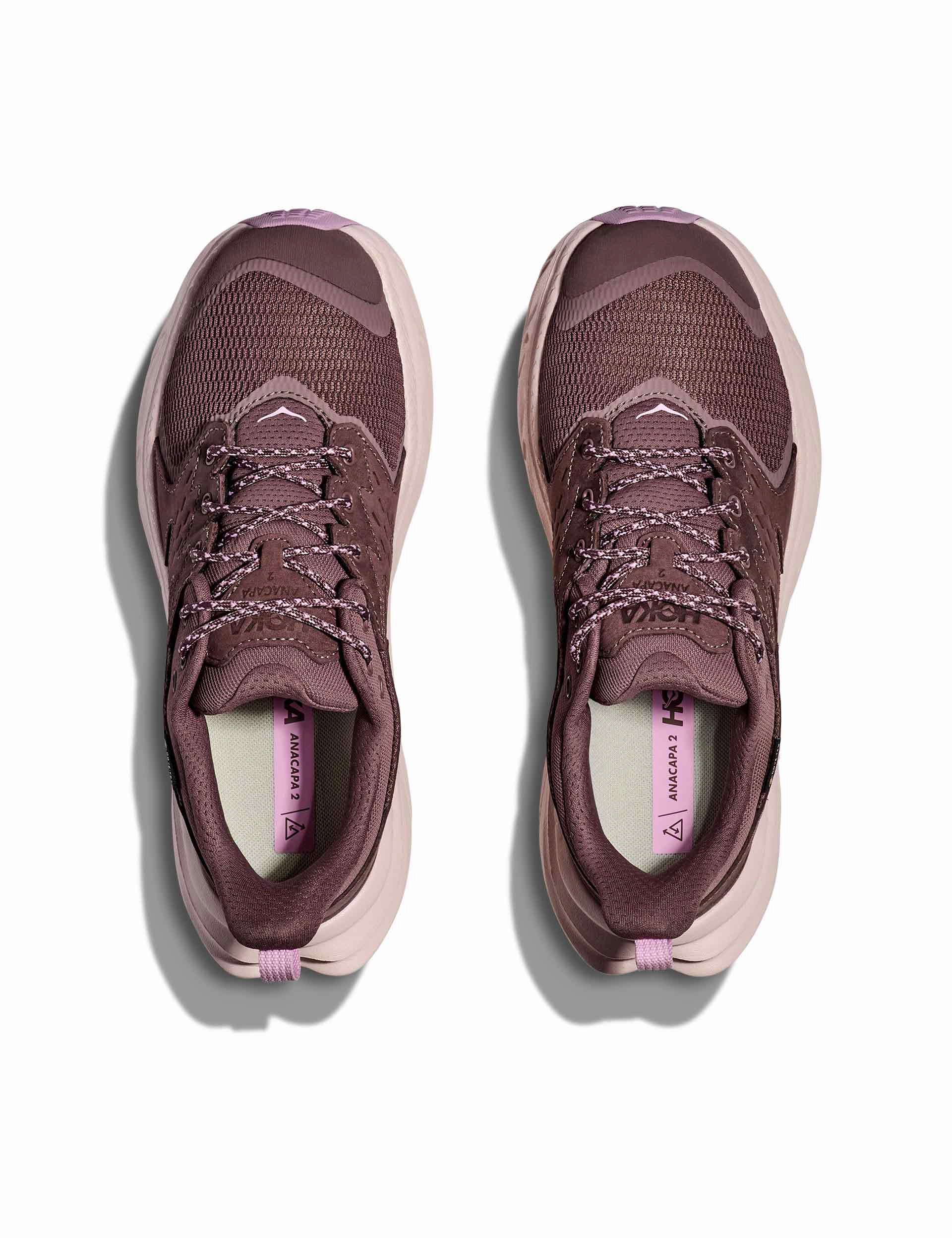 Anacapa 2 Low Gore-Tex - Smoky Quartz/Cosmic Pearl Hoka trail-ready performance shoes