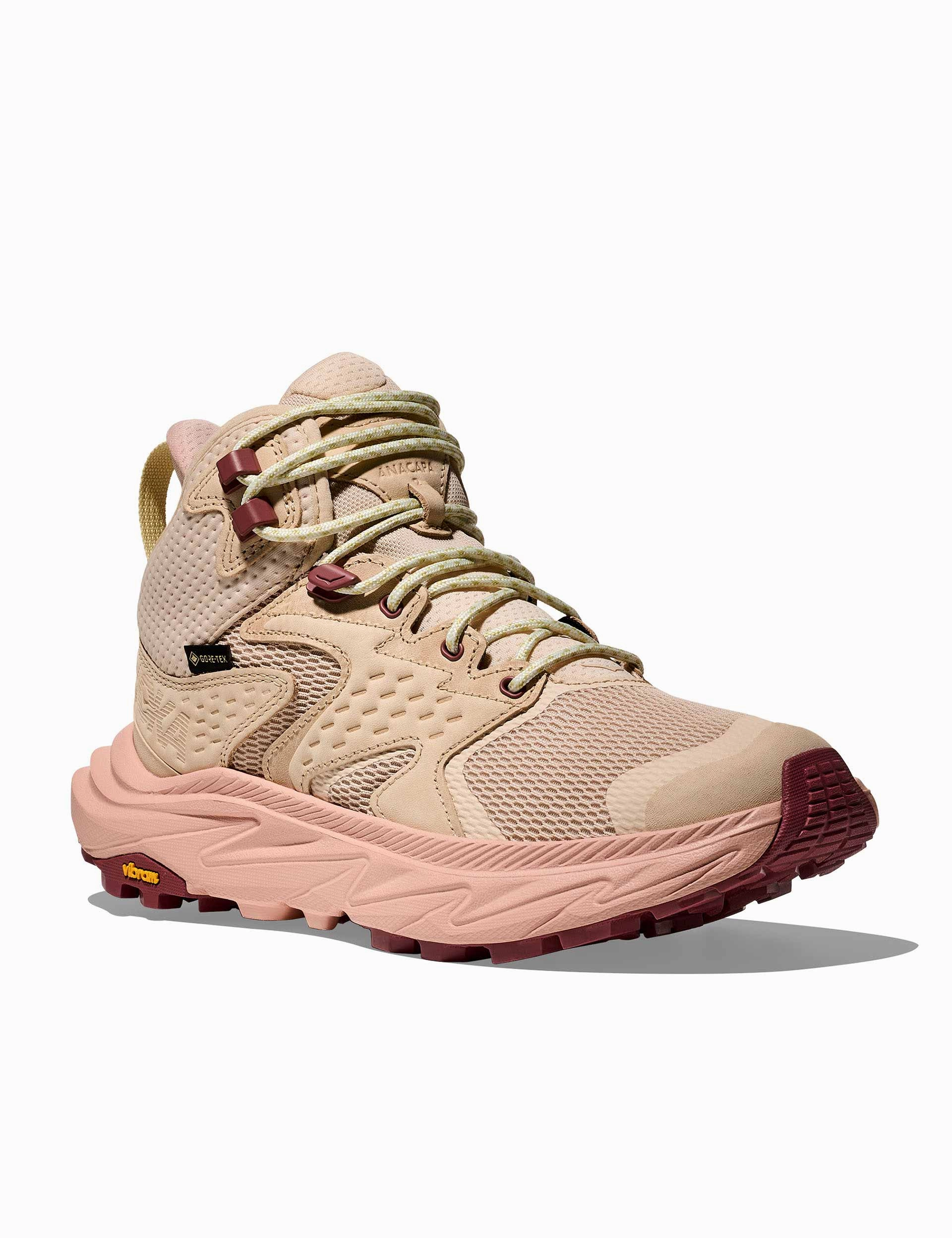 Anacapa 2 Mid Gore-Tex - Oak/Rose Latte Hoka trail-ready performance shoes