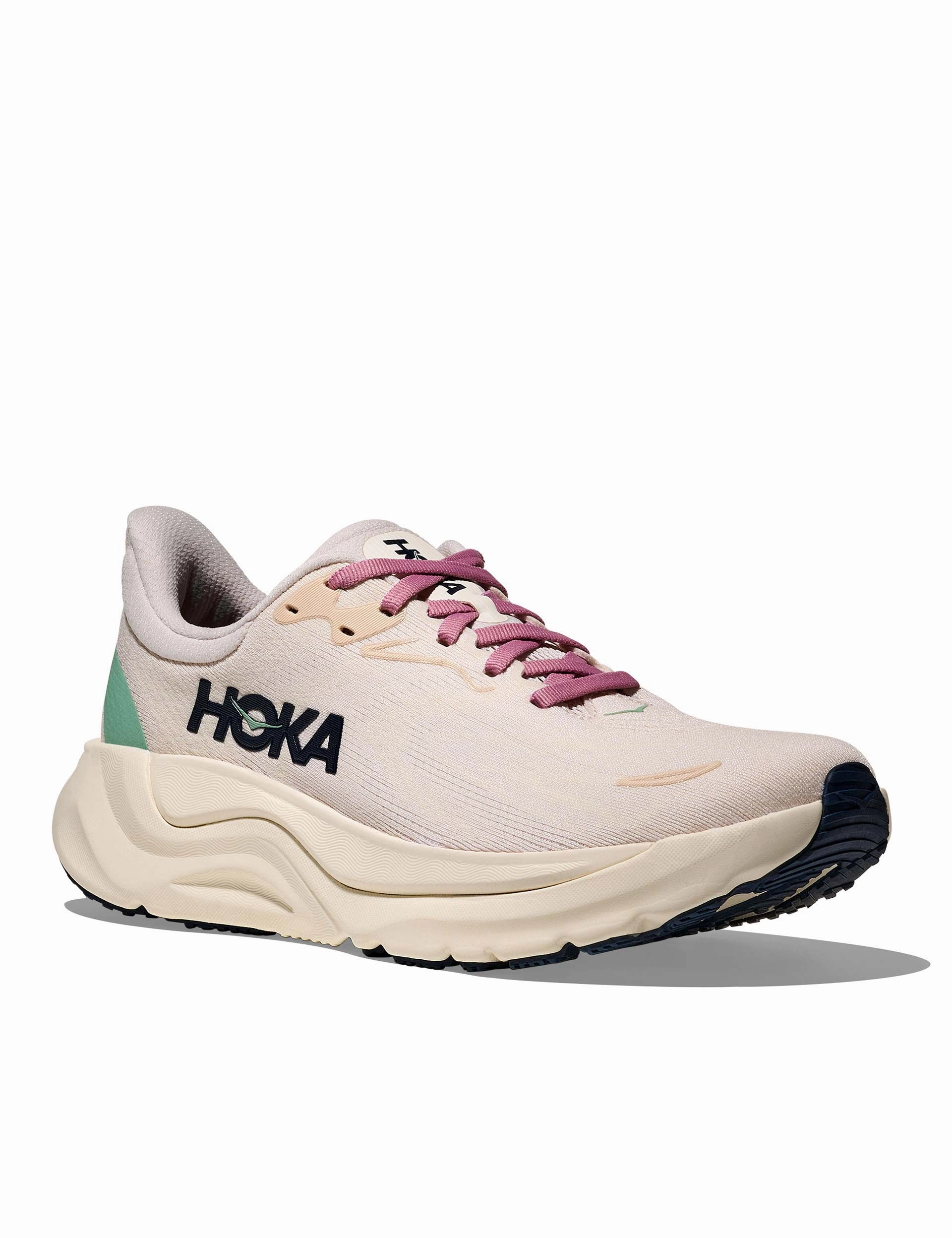 Arahi 8 - Rose Cream/Alabaster Hoka trail-ready performance shoes