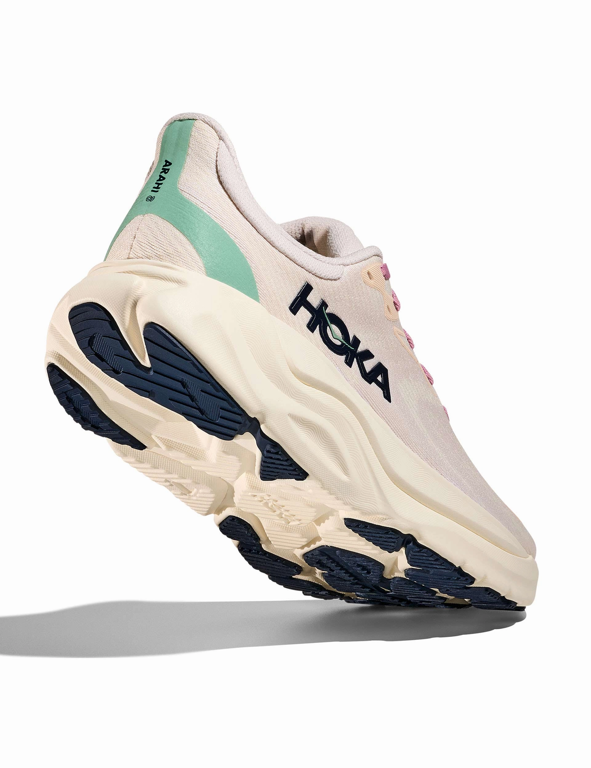Arahi 8 - Rose Cream/Alabaster Hoka trail-ready performance shoes