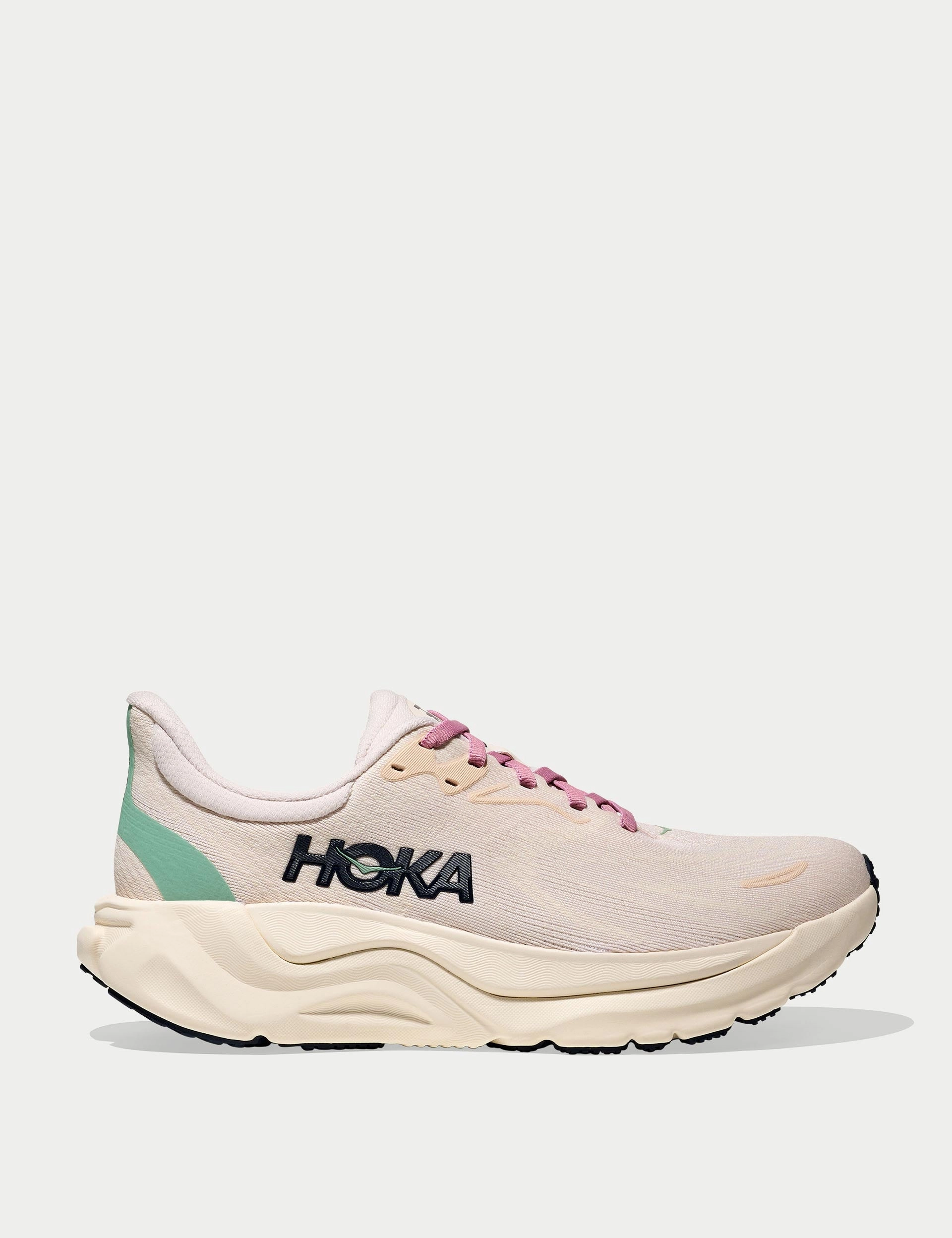 Arahi 8 - Rose Cream/Alabaster Hoka performance shoes for runners
