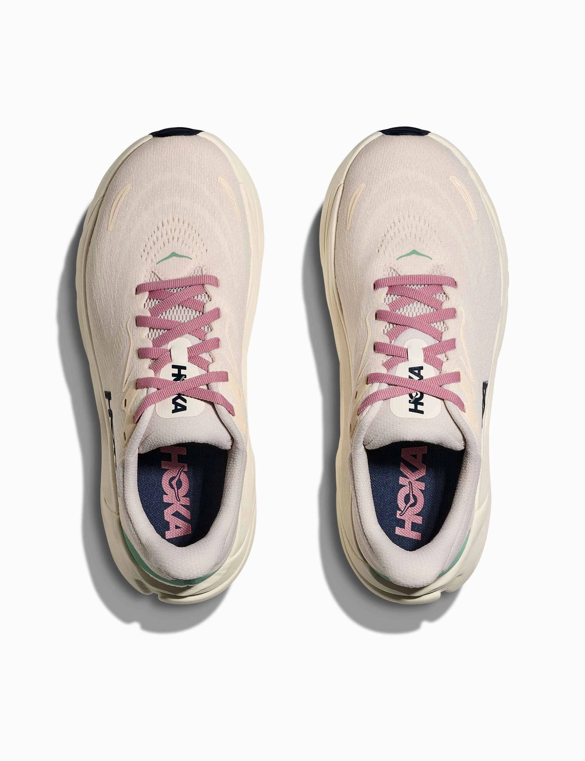 Arahi 8 - Rose Cream/Alabaster Hoka trail-ready performance shoes