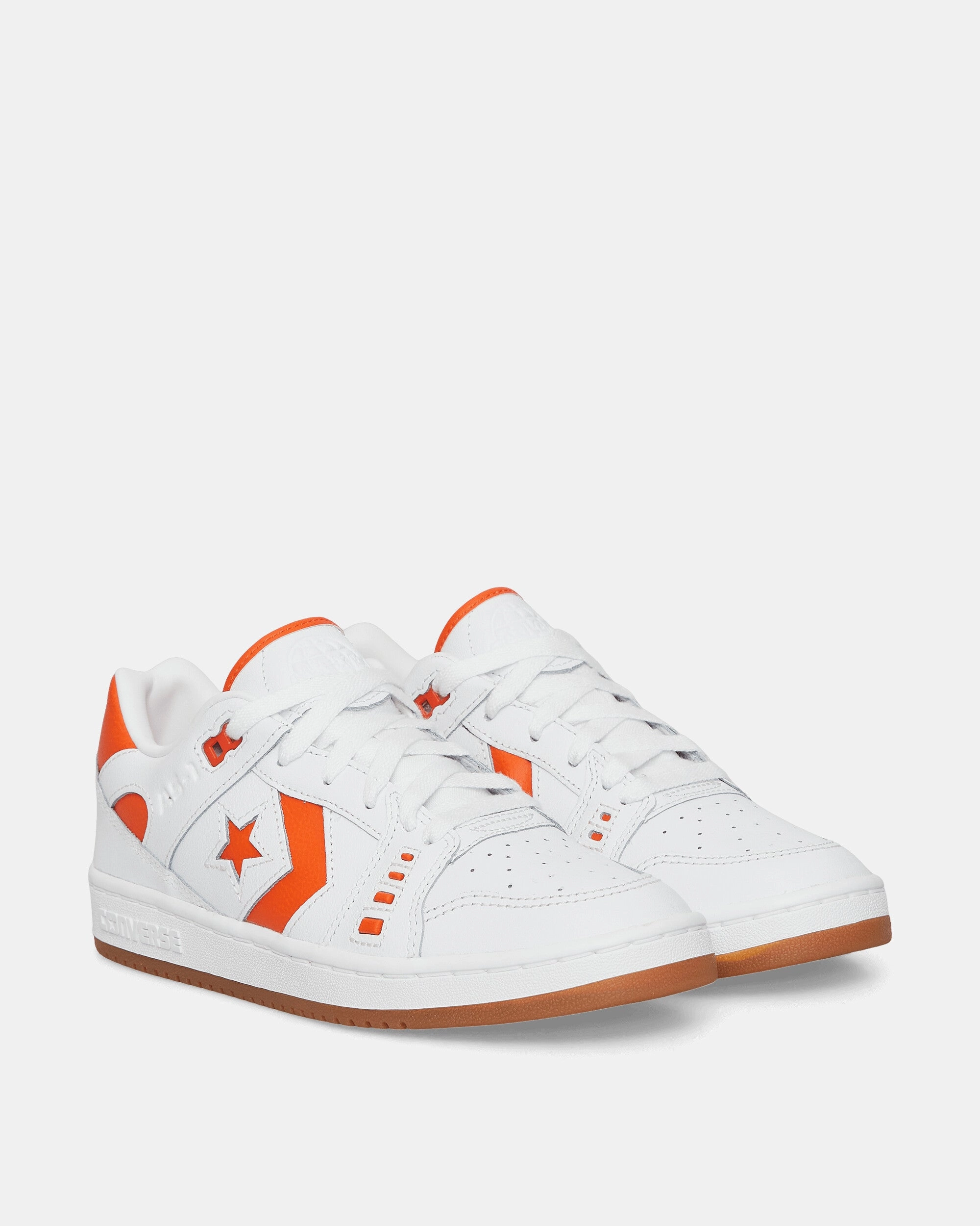 AS-1 Pro Sneakers White / Orange Classic Canvas Sneakers