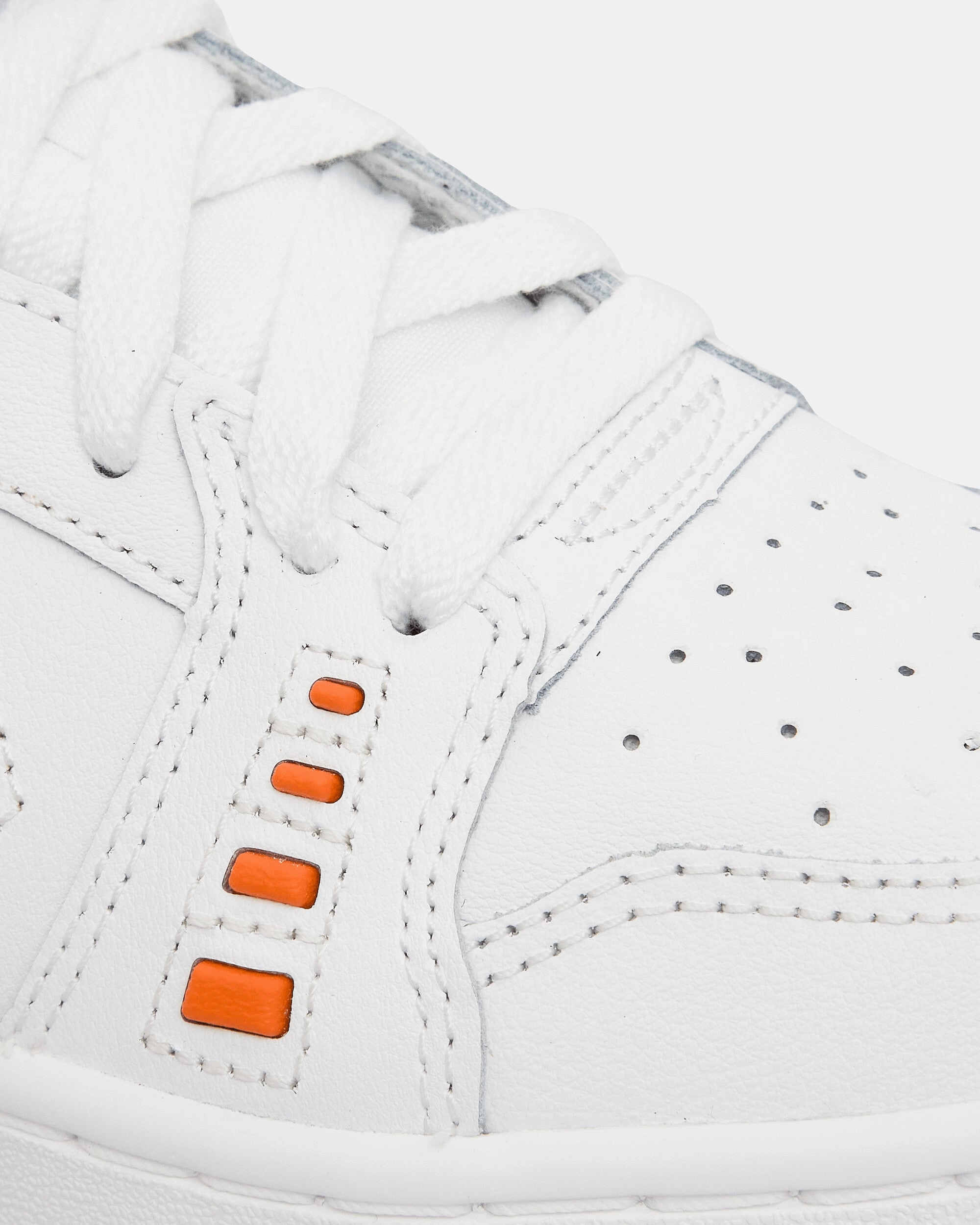 AS-1 Pro Sneakers White / Orange Classic Canvas Sneakers
