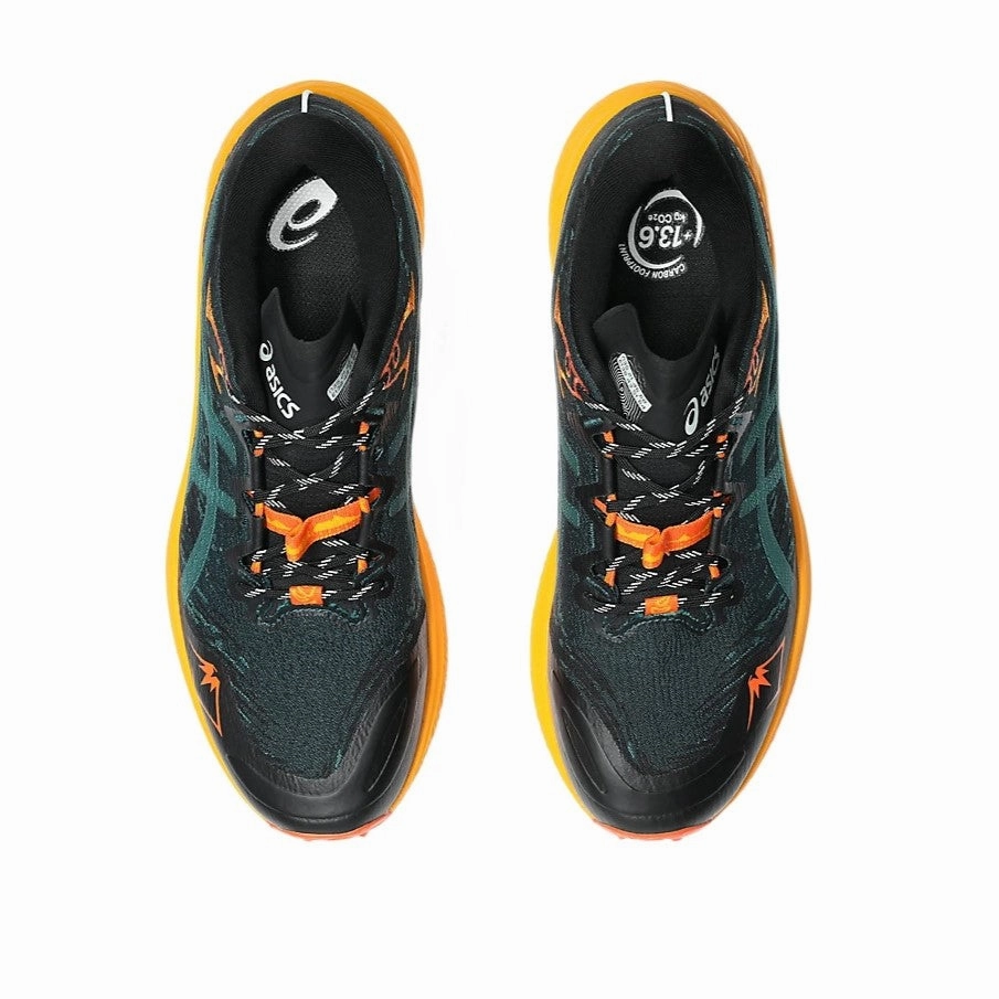Asics Fuji Lite 5 | Saxon Green / Rainy Lake | Mens Asics classic sport shoe designs