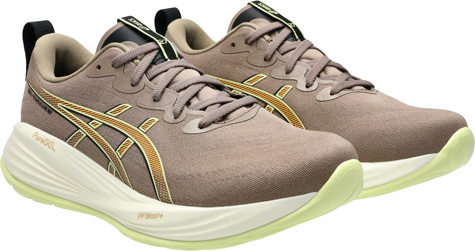 Asics Gel Cumulus 27 Mens Running Shoes - Brown Neutral Support Shoes