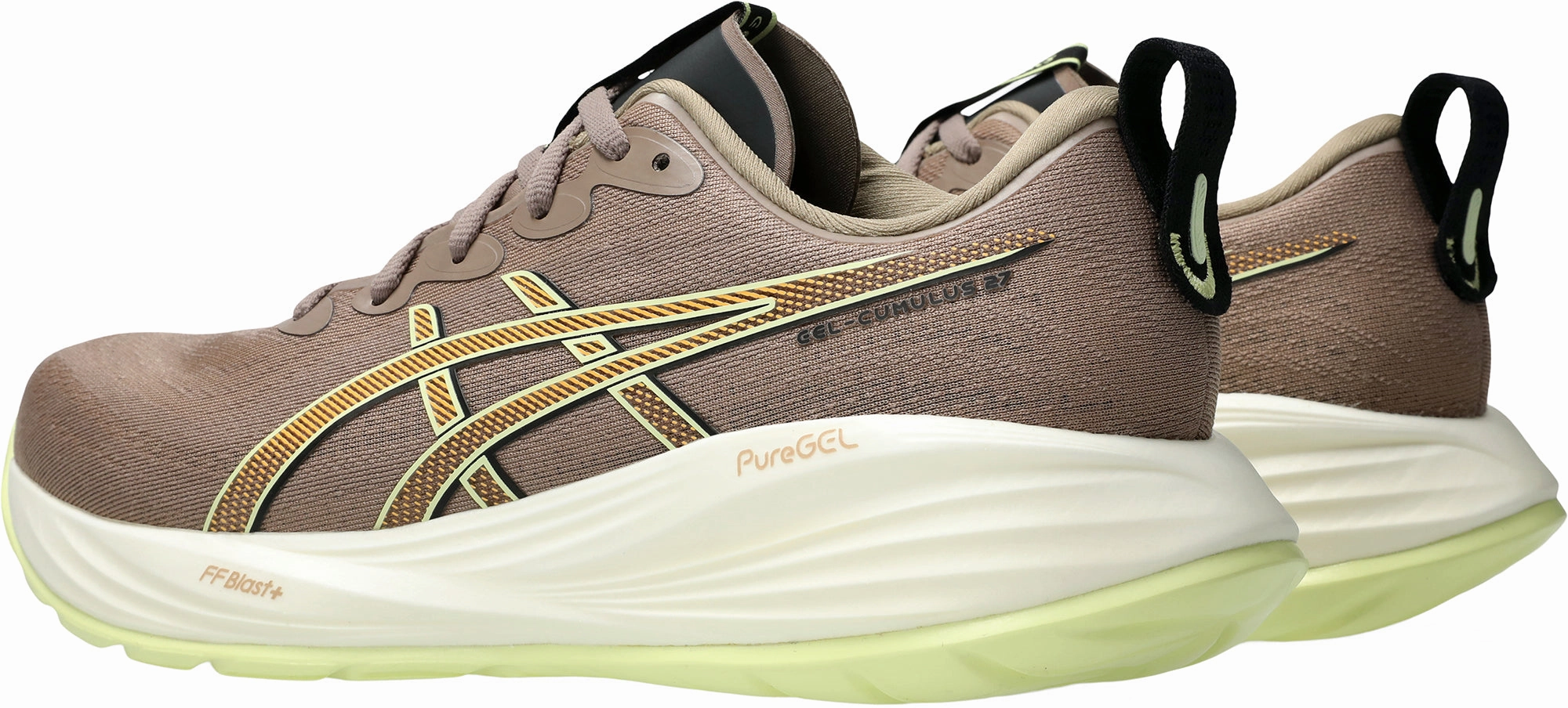 Asics Gel Cumulus 27 Mens Running Shoes - Brown Neutral Support Shoes