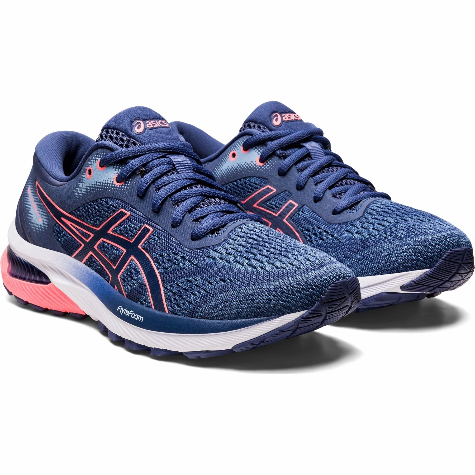 Asics Gel Glorify 5 Womens Running Shoes - Blue Neutral Support Shoes