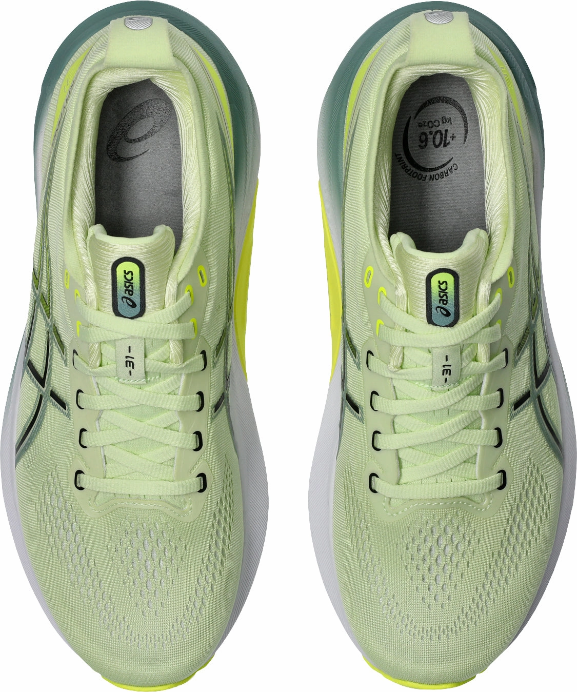 Asics Gel Kayano 31 Mens Running Shoes - Green Neutral Support Shoes