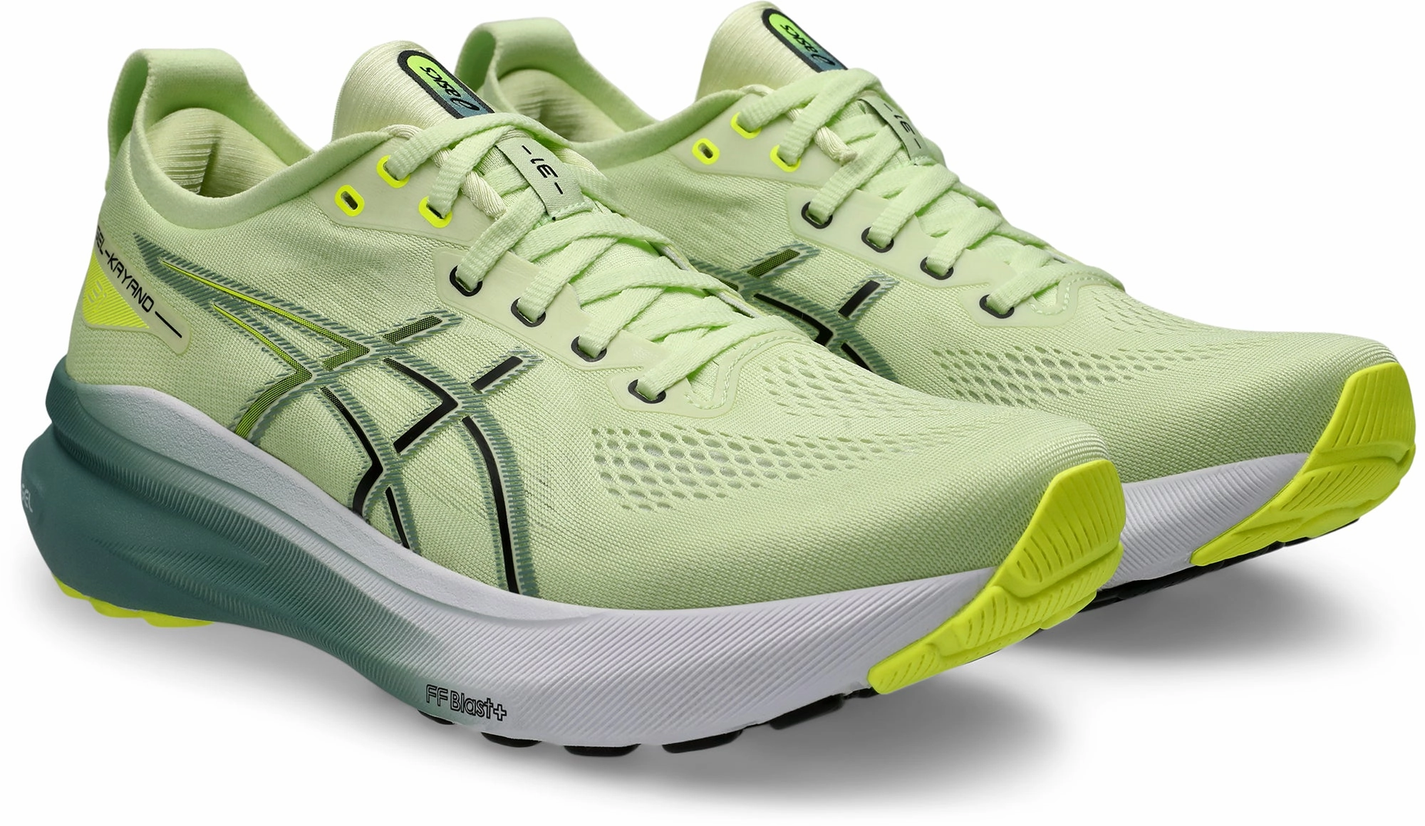 Asics Gel Kayano 31 Mens Running Shoes - Green Neutral Support Shoes