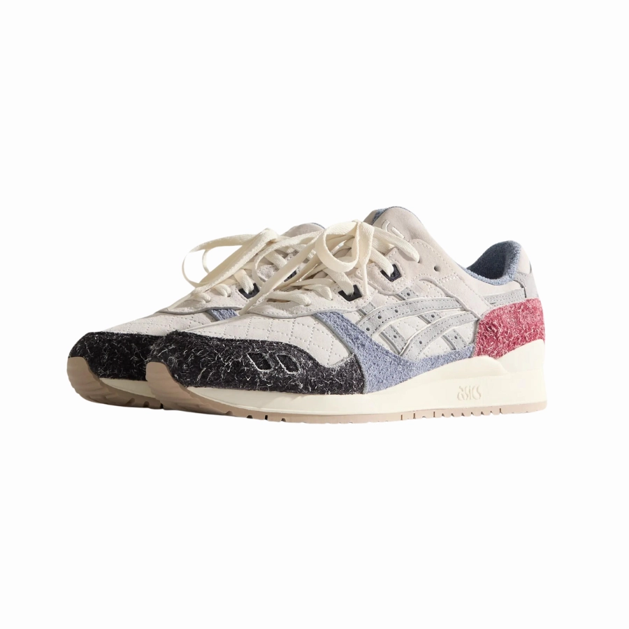 ASICS Gel-Lyte III Remastered Kith Seoul Off White Black Chambray Red Snowproof Outdoor Boots