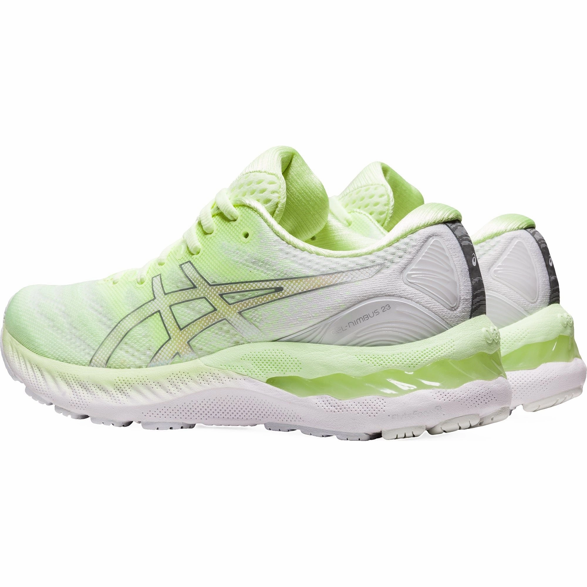 Asics Gel Nimbus 23 Womens Running Shoes - Yellow Neutral Support Shoes