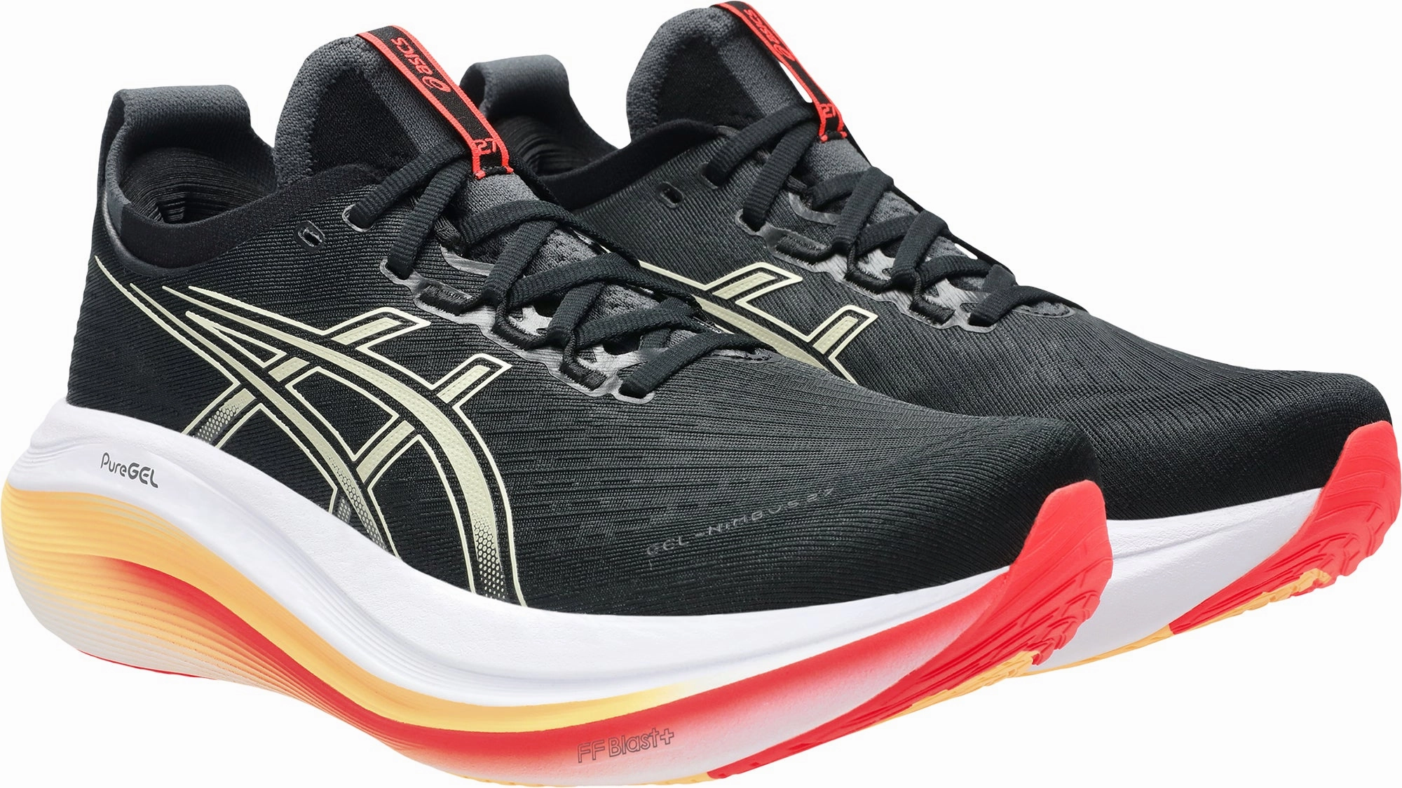 Asics Gel Nimbus 27 Mens Running Shoes - Black Performance Shoes