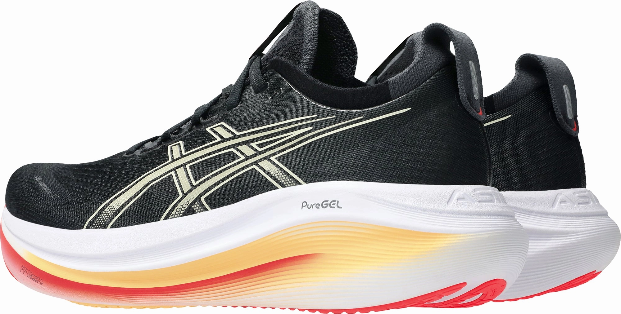 Asics Gel Nimbus 27 Mens Running Shoes - Black Performance Shoes