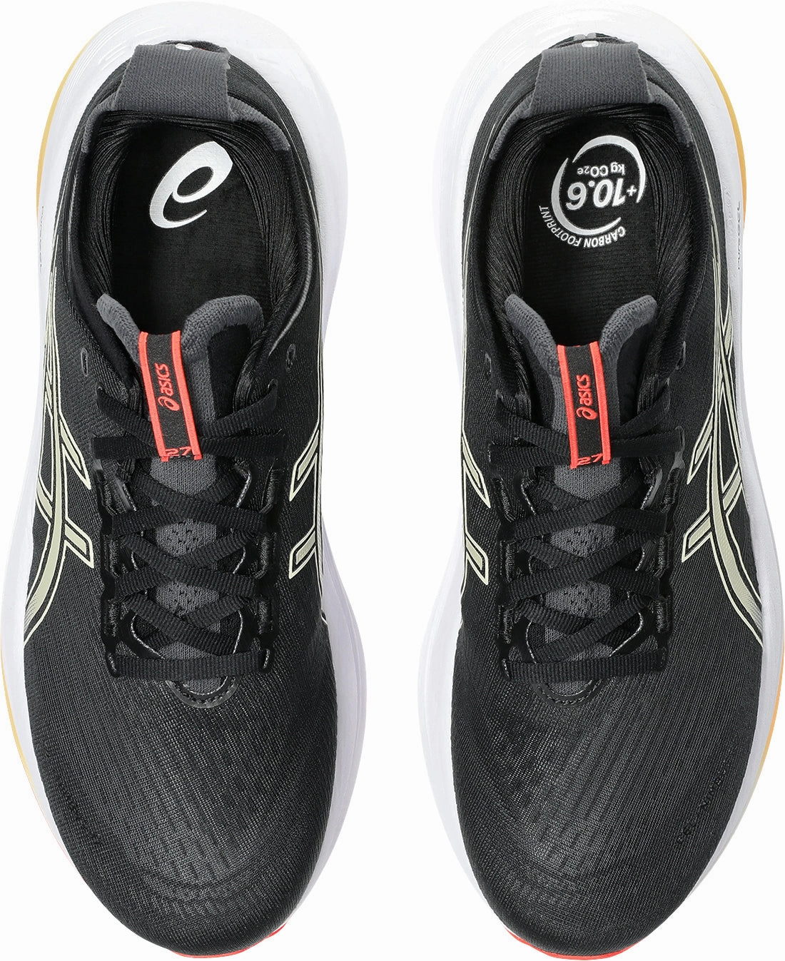 Asics Gel Nimbus 27 Mens Running Shoes - Black Performance Shoes