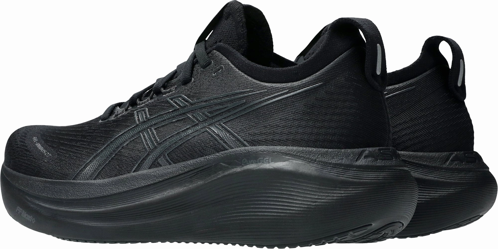 Asics Gel Nimbus 27 Womens Running Shoes - Black Performance Shoes