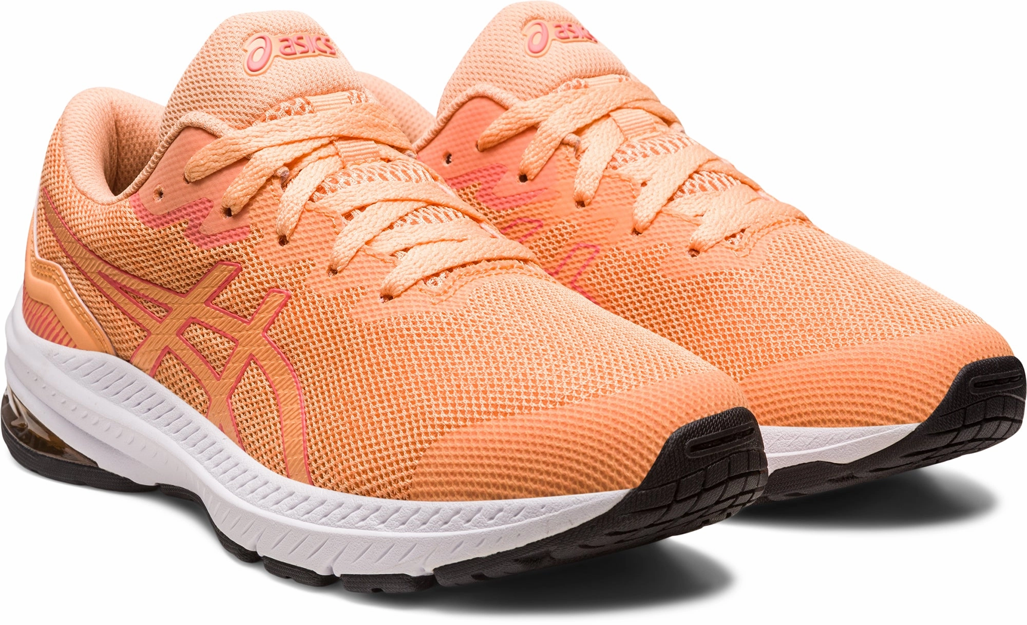 Asics GT 1000 11 GS Junior Running Shoes - Orange Neutral Support Shoes