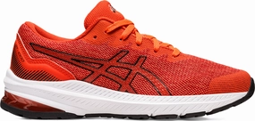 Asics GT 1000 11 GS Junior Running Shoes - Red Asics athletic footwear for training sessions