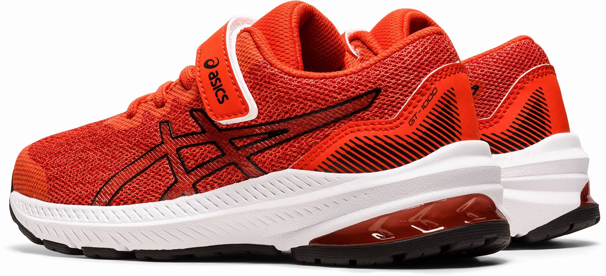 Asics GT 1000 11 PS Junior Running Shoes - Red Neutral Support Shoes