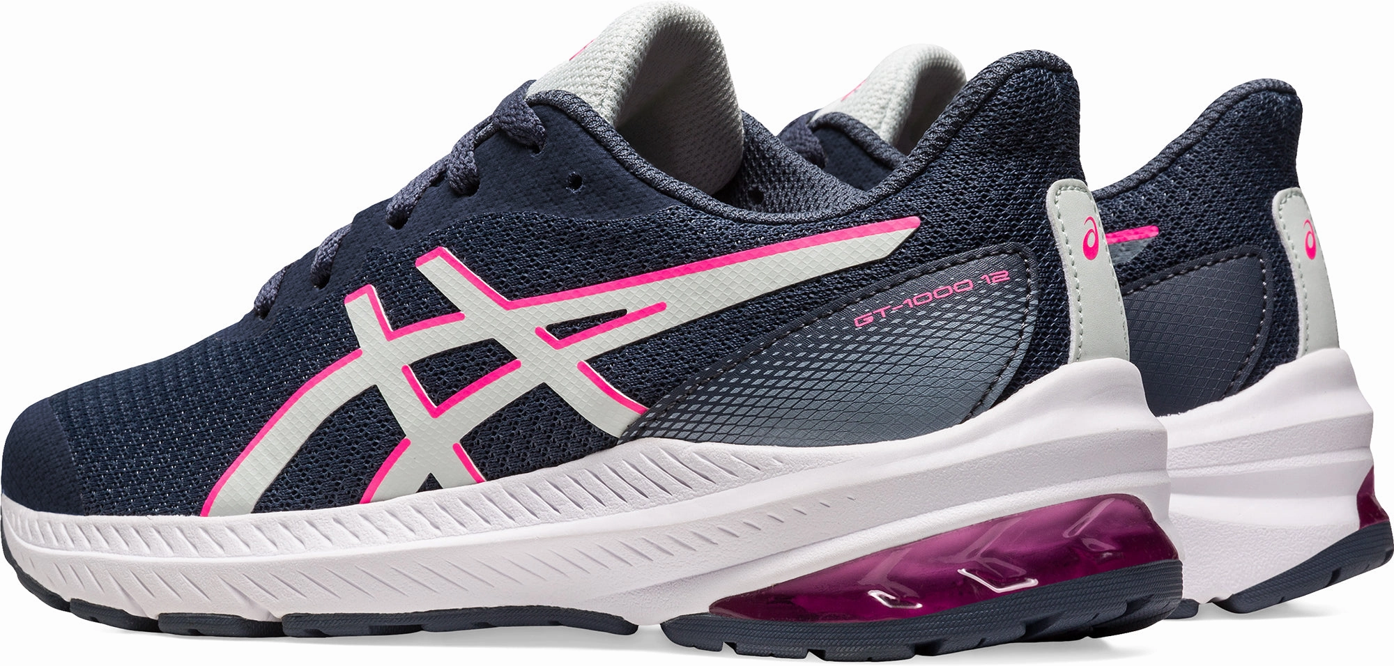 Asics GT 1000 12 GS Junior Running Shoes - Blue Neutral Support Shoes