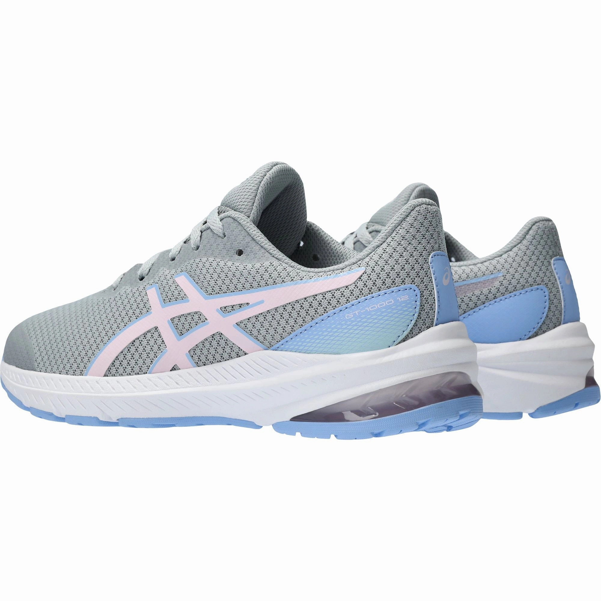 Asics GT 1000 12 GS Junior Running Shoes - Grey Neutral Support Shoes