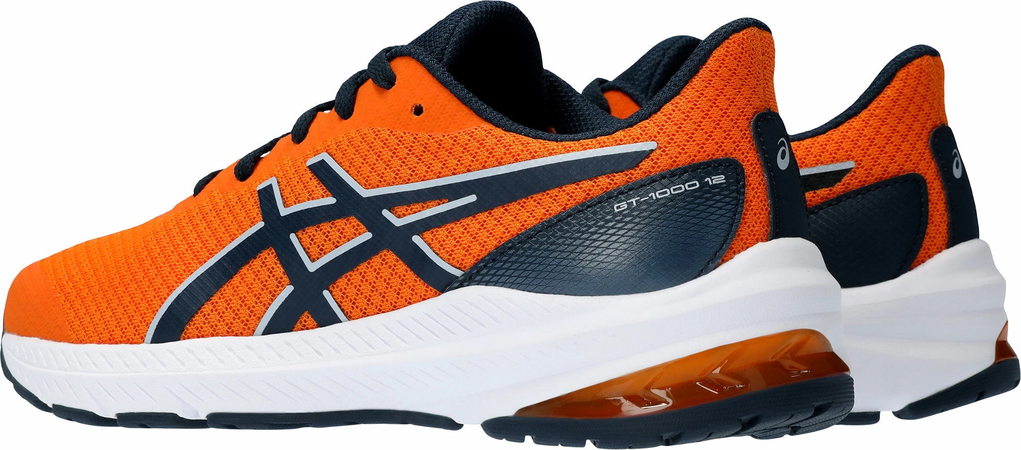 Asics GT 1000 12 GS Junior Running Shoes - Orange Neutral Support Shoes