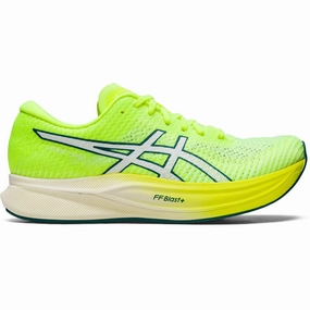 Asics Magic Speed 2 Womens Running Shoes - Yellow Asics athletic footwear for training sessions