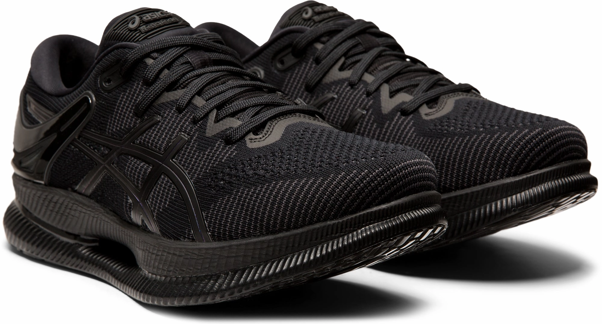 Asics MetaRide Mens Running Shoes - Black Neutral Support Shoes