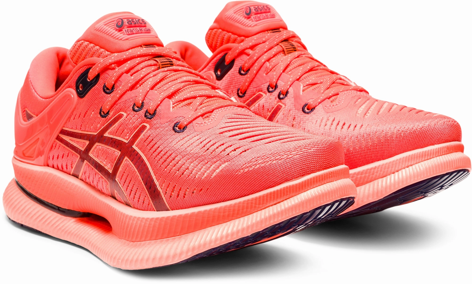 Asics MetaRide Womens Running Shoes - Red Neutral Support Shoes