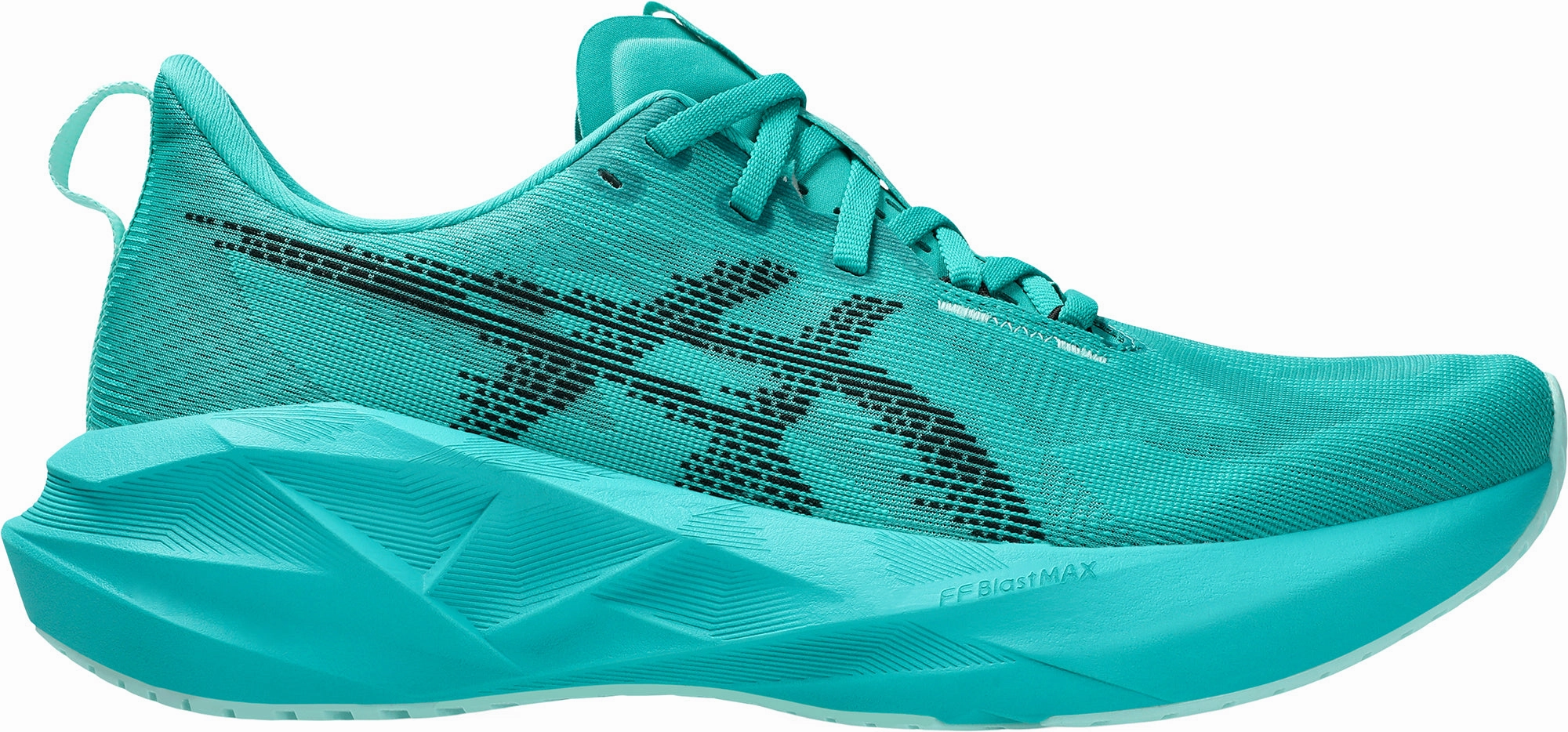 Asics NovaBlast 5 Mens Running Shoes - Green Asics athletic footwear for training sessions