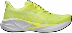 Asics NovaBlast 5 Mens Running Shoes - Yellow Asics athletic footwear for training sessions