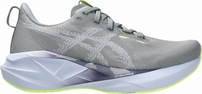 Asics NovaBlast 5 Womens Running Shoes - Grey Asics athletic footwear for training sessions
