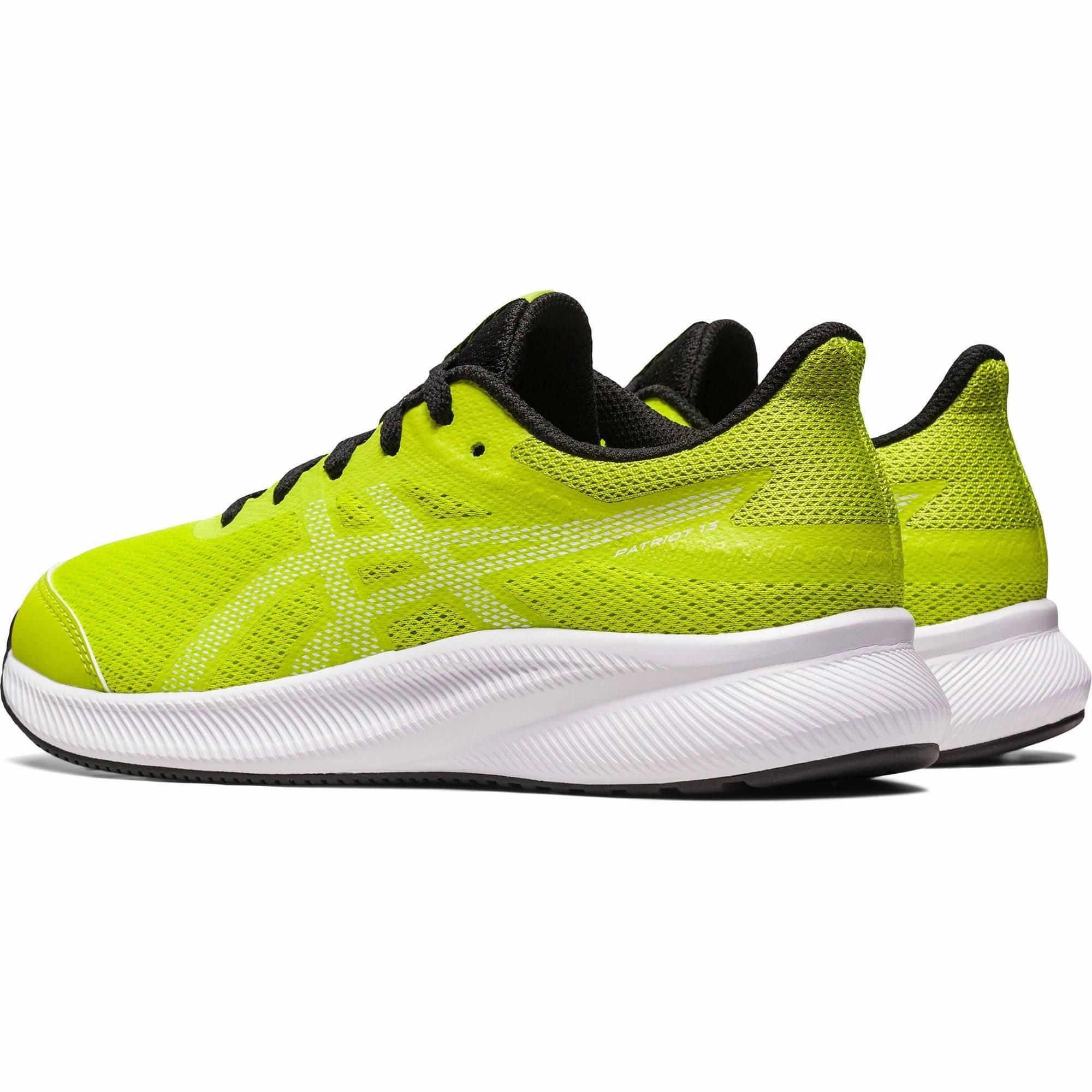 Asics Patriot 13 GS Junior Running Shoes - Green Neutral Support Shoes