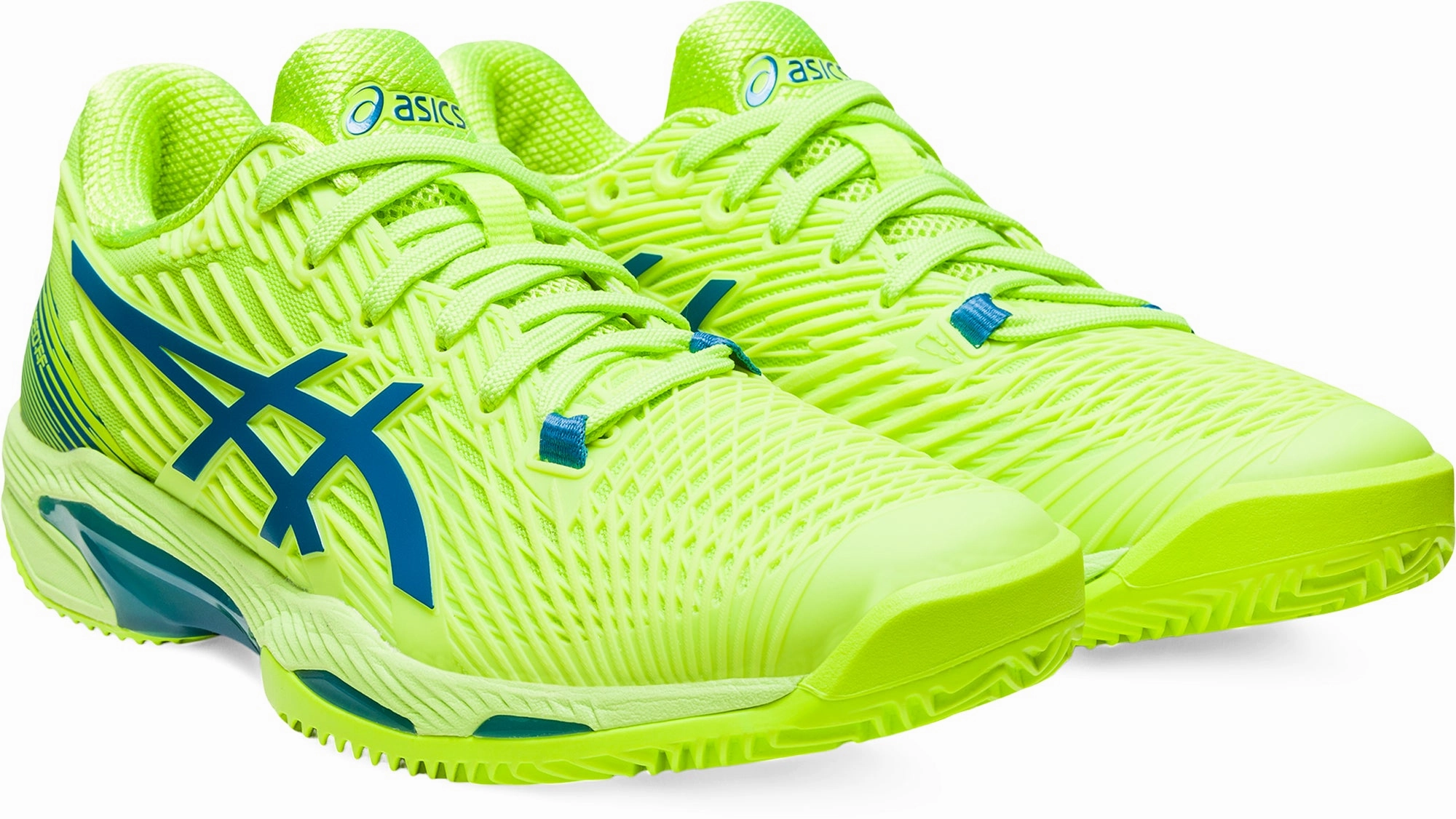 Asics Solution Speed FF 2 Clay Womens Tennis Shoes - Green Neutral Support Shoes