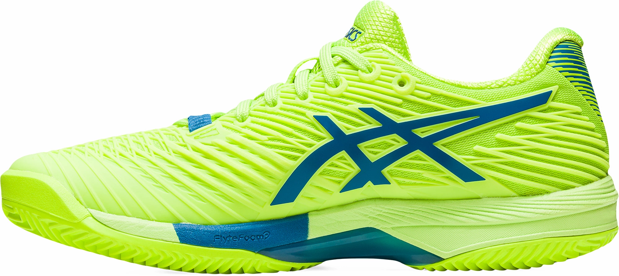 Asics Solution Speed FF 2 Clay Womens Tennis Shoes - Green Neutral Support Shoes