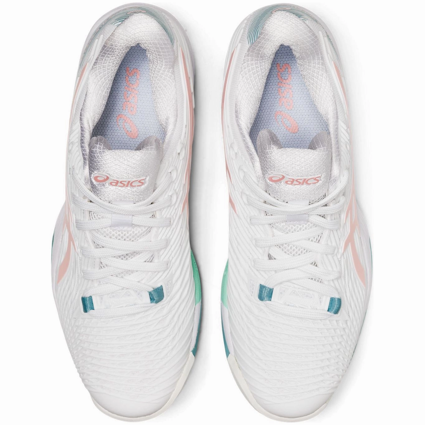 Asics Solution Speed FF 2 Clay Womens Tennis Shoes - White Neutral Support Shoes