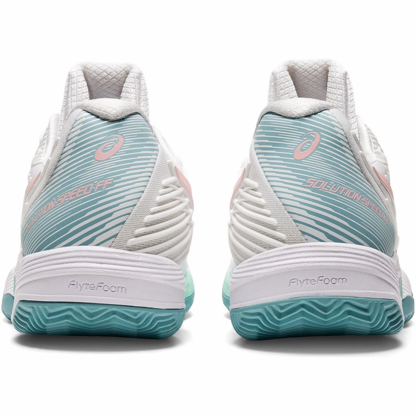Asics Solution Speed FF 2 Clay Womens Tennis Shoes - White Neutral Support Shoes