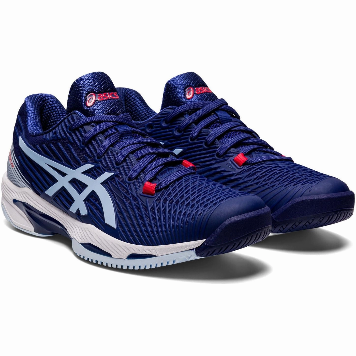 Asics Solution Speed FF 2 Womens Tennis Shoes - Blue Performance Shoes